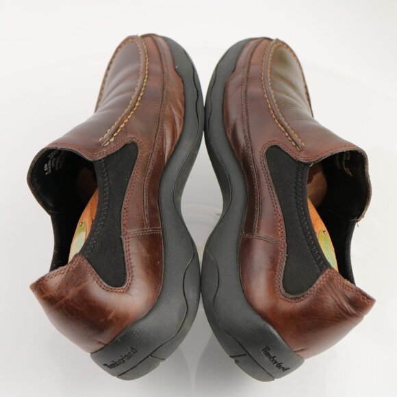 Timberland Mens Mt Kisco Loafer Size 9.5 Brown Leather Driving Slip On Lug Shoe main image 6